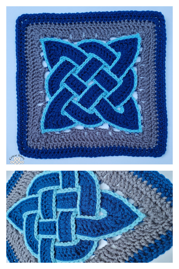 Celtic Knot Square Free Crochet Patterns