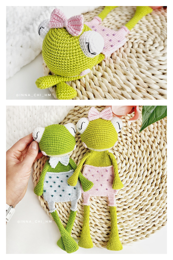 Frog Comfort Lovey Crochet Patterns