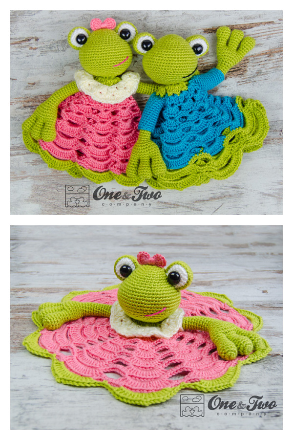 Kelly the Frog Lovey Crochet Patterns