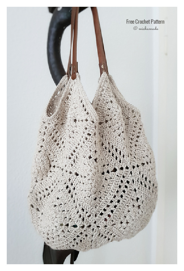 Wildrose Market Bag Free Crochet Pattern