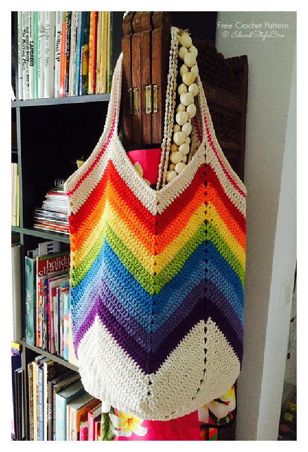 Solid Granny Square Bottom Bag Free Crochet Pattern