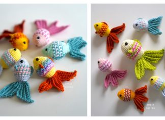 Mosaic Goldfish Free Crochet Pattern + Video Mosaic Goldfish Free Crochet Pattern + Video