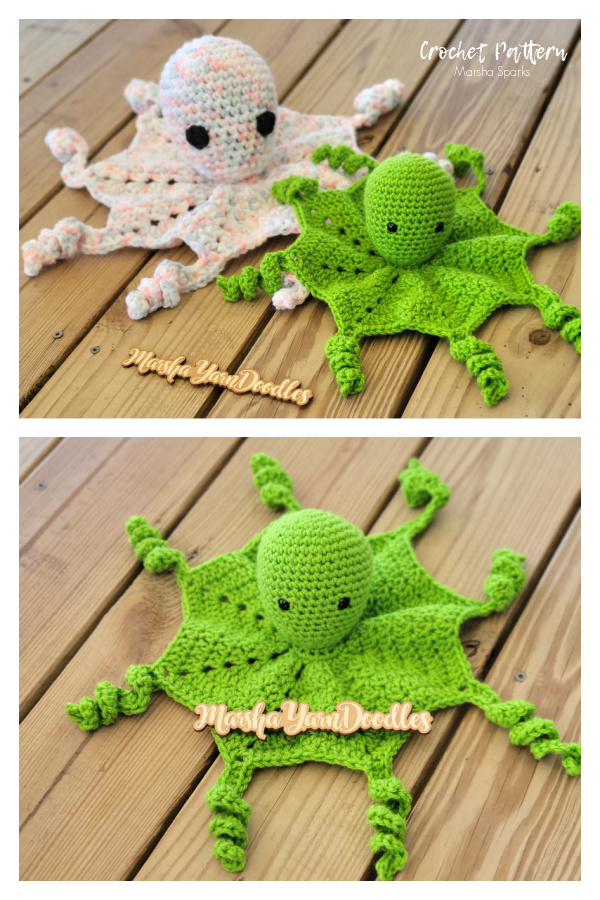 Ozzy the Octopus Lovey Crochet Pattern