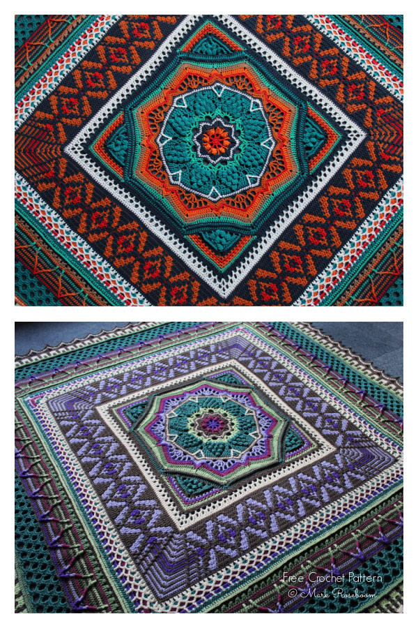 The Spice Market Blanket Free Crochet Pattern