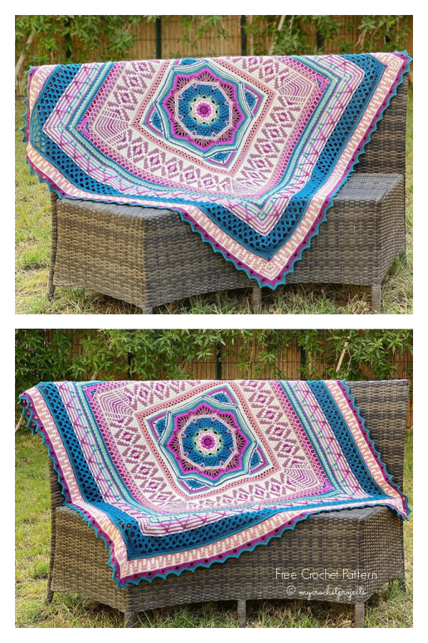 The Spice Market Blanket Free Crochet Pattern