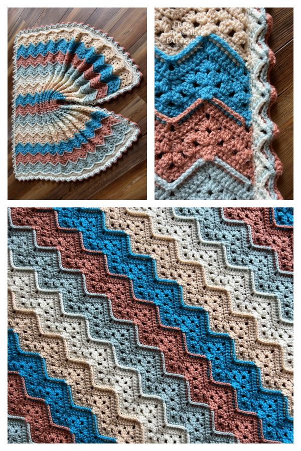 6-Day Baby Blanket Free Crochet Pattern