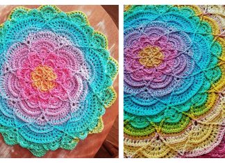 Flower Puddles Blanket Crochet Pattern Flower Puddles Blanket Crochet Pattern