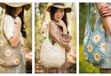 Granny Square Daisy Bag Free Crochet Patterns Daisy Bag Free Crochet Patterns