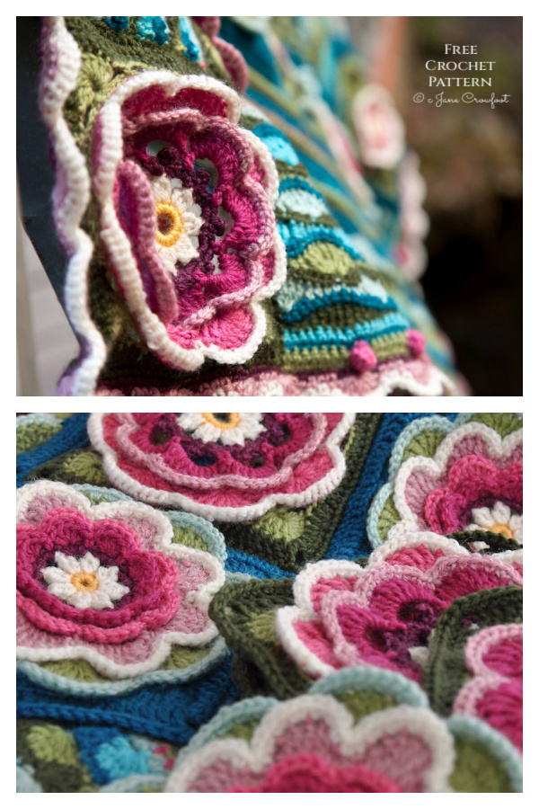Lily Pond Blanket Free Crochet Pattern