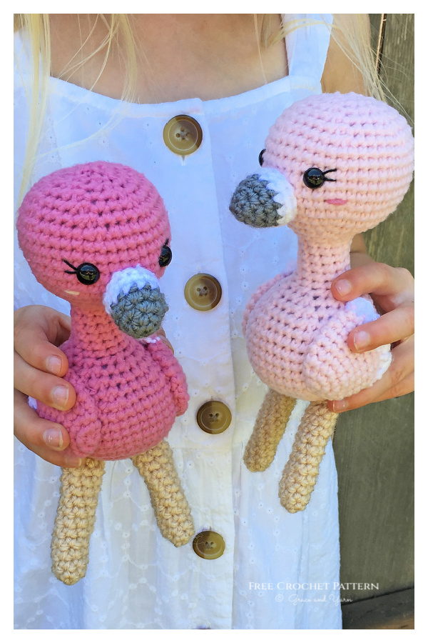 Amigurumi Mini Flamingo Free Crochet Patterns