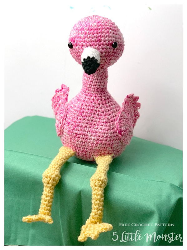 Amigurumi Flamingo Softie Free Crochet Pattern
