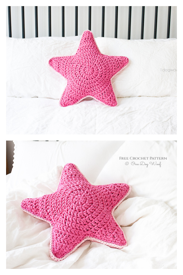 Amigurumi Sirius Star Pillow Free Crochet Pattern
