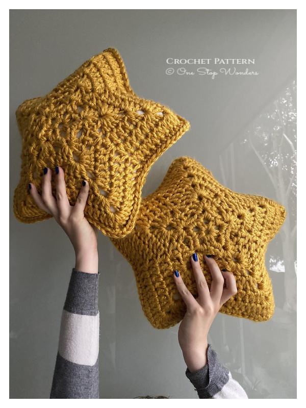 Amigurumi Stellar Star Pillow Crochet Patterns