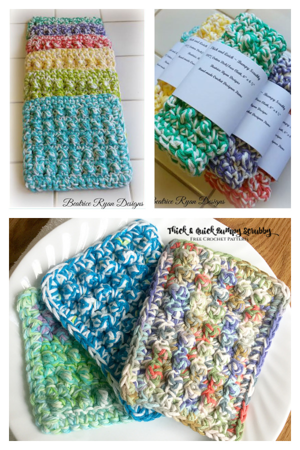 Thick & Quick Bumpy Scrubby Free Crochet Pattern
