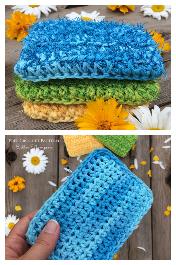  Kitchen Scrubby Free Crochet Pattern