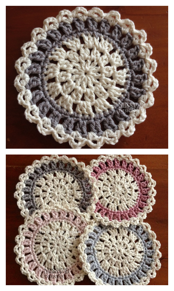 Contemporary Coaster Free Crochet Patterns