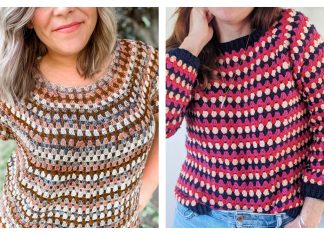 Granny Stitch Sweater Top Crochet Patterns Granny Stitch Sweater Top Crochet Patterns