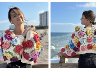 Rose Garden Jacket Crochet Pattern Rose Garden Jacket Crochet Pattern