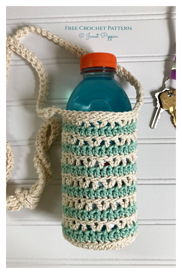24/7 Water Bottle Sling Free Crochet Patterns