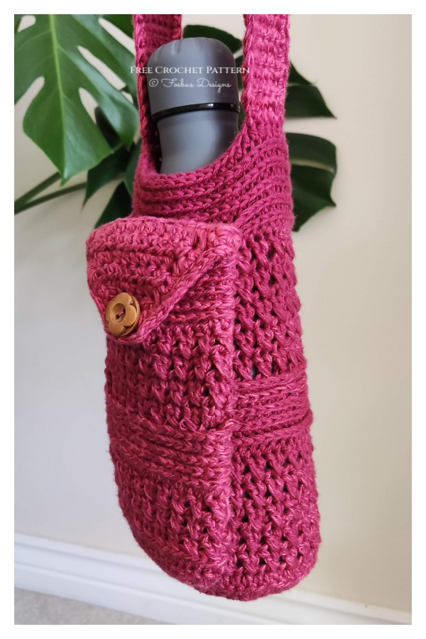 Roo Water Bottle Bag Free Crochet Pattern