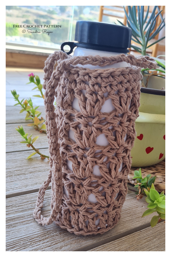 Zoe Bottle Holder Free Crochet Pattern