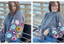 African Flower Sweater Crochet Pattern African Flower Sweater Crochet Pattern