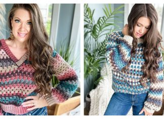 Granny Pop Pullover Sweater Crochet Patterns Granny Pop Pullover Sweater Crochet Patterns