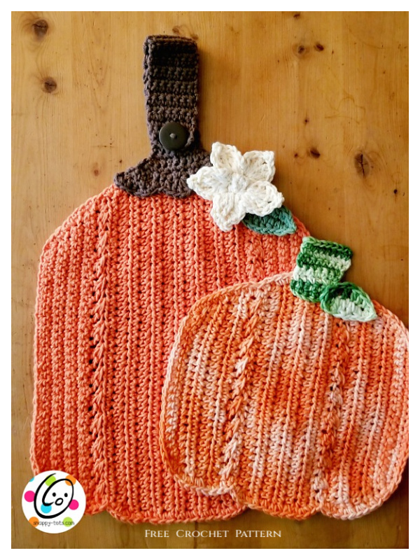 Pumpkin Cloths Set Free Crochet Patterns