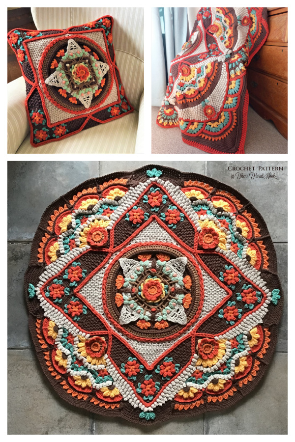 Marigold Desert Throw Crochet Pattern
