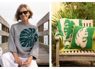 Mosaic Monstera Free Crochet Patterns and Paid Mosaic Monstera Free Crochet Patterns