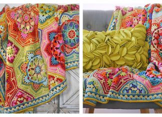 Persian Tile Blanket Crochet Pattern Persian Tile Blanket Crochet Pattern