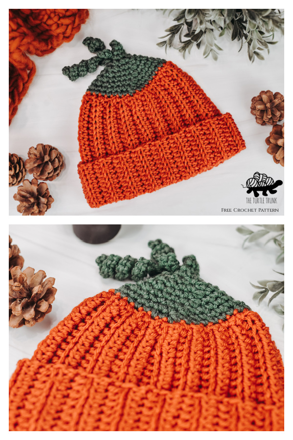 Pumpkin Beanie Free Crochet Pattern