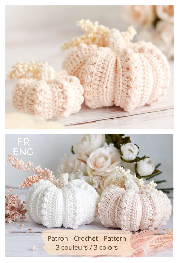 Textured Autumn Pumpkin Crochet Pattern