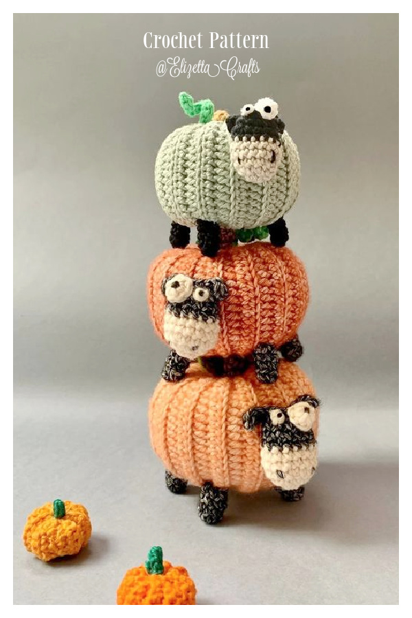 Sheepkin Halloween Pumpkin Sheep Crochet Patterns