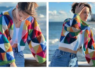 Geometry Kaleidoscope Jacket Crochet Pattern Geometry Kaleidoscope Jacket Crochet Pattern
