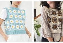 Granny Square Vest Free Crochet Patterns