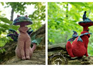 Mushroom Fantasy Cat Fairy Crochet Pattern Mushroom Fantasy Cat Fairy Crochet Pattern