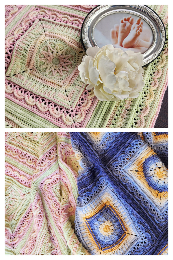 Sweet Dreams Baby Blanket Free Crochet Pattern