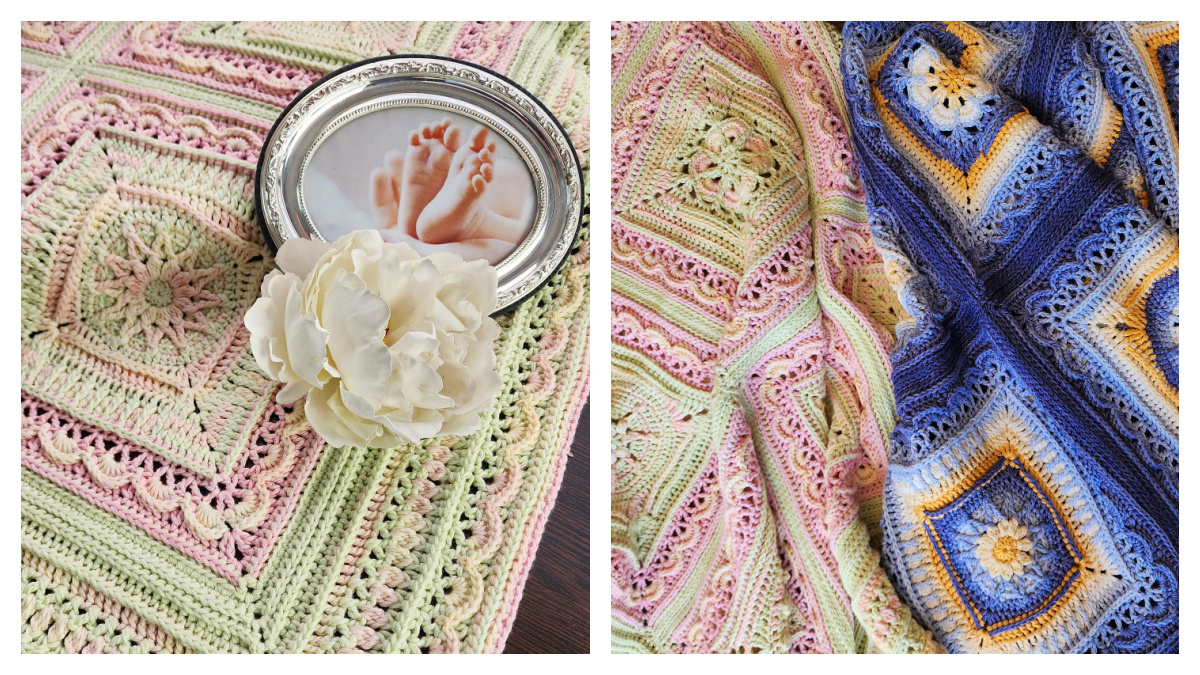 Sweet Dreams Baby Blanket Free Crochet Pattern DIY Magazine