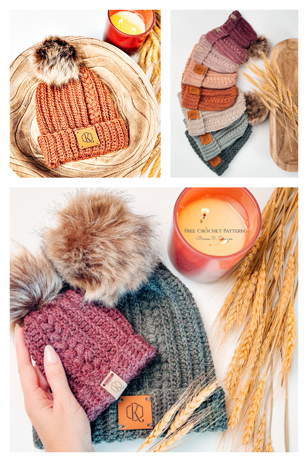 Autumn Wheat Hat Free Crochet Pattern