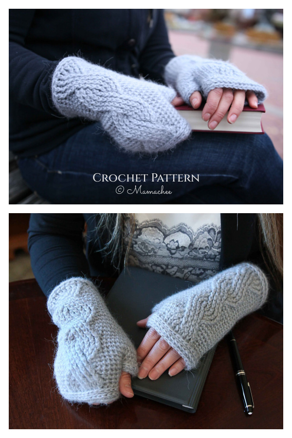 Jenalea Handwarmer Crochet Pattern
