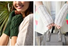 Cable Fingerless Gloves Free Crochet Patterns Cable Fingerless Gloves Free Crochet Patterns