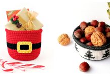 Christmas Basket Free Crochet Patterns Christmas Basket Free Crochet Patterns