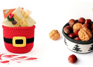 Christmas Basket Free Crochet Patterns Christmas Basket Free Crochet Patterns