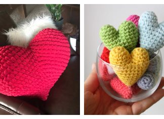 Crochet Puffy Heart Amigurumi Free Patterns Crochet Puffy Heart Amigurumi Free Patterns