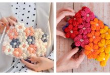 Puffy Flowers Clutch Free Crochet Patterns Puffy Flowers Clutch Free Crochet Patterns