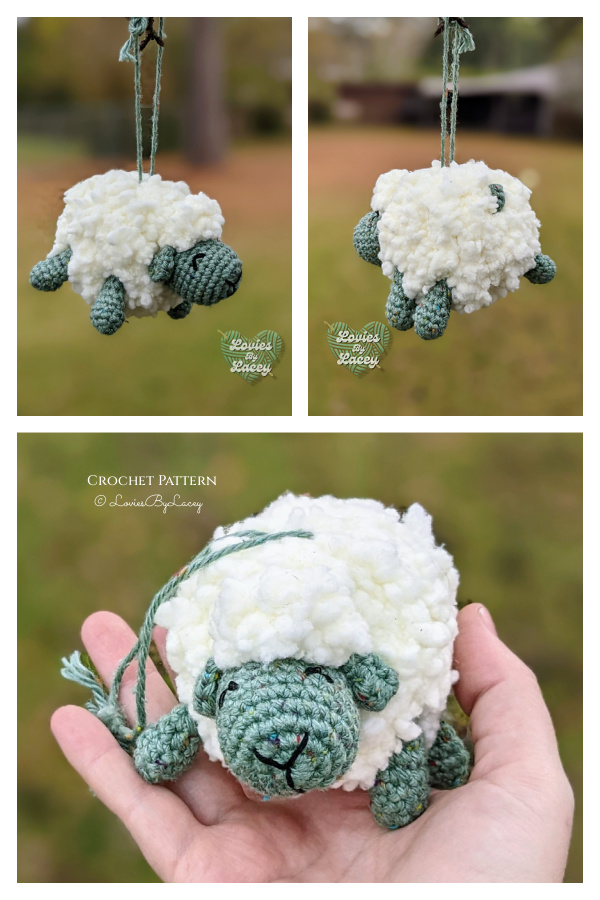 Bou-bou the Sheep Ornament Crochet Pattern