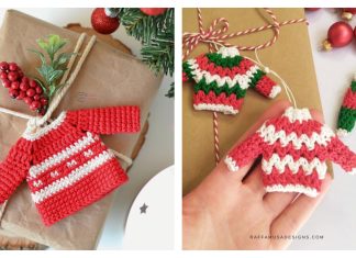 Christmas Mini Sweater Ornaments Crochet Patterns Christmas Mini Sweater Ornaments Crochet Patterns