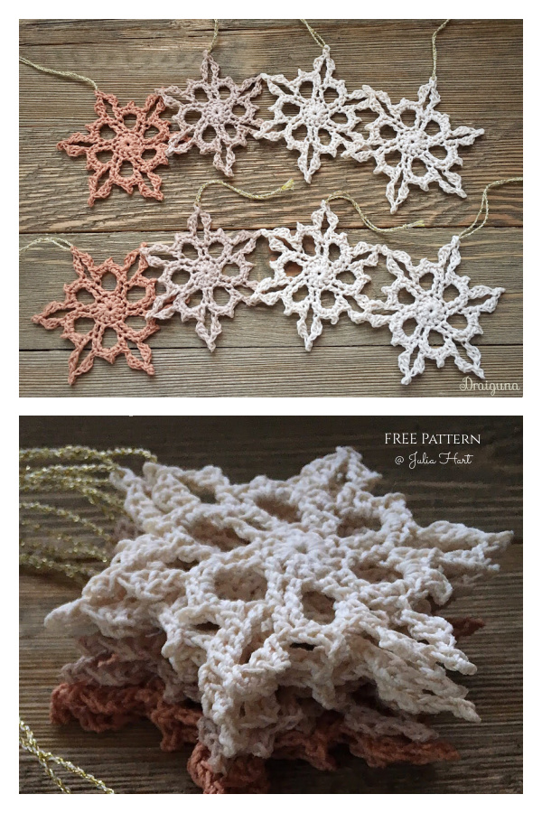 Merrymaker Snowflakes Free Crochet Pattern