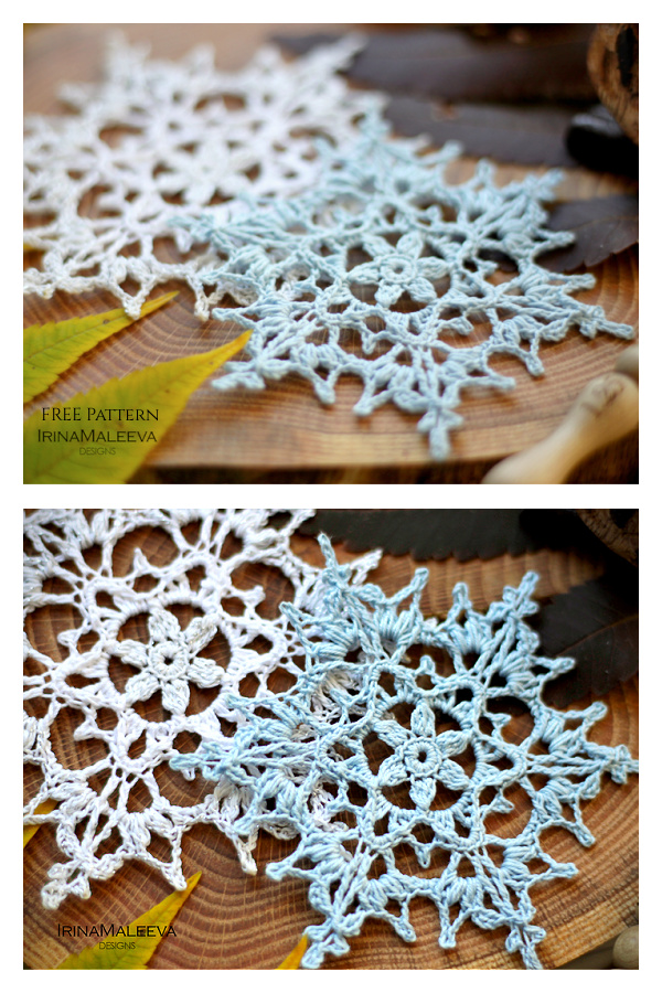 Adele snowflake Free Crochet Pattern